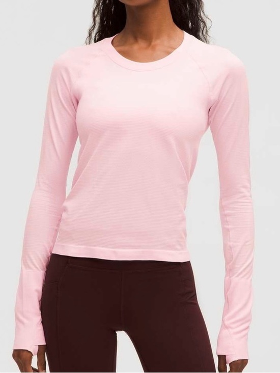 lululemon athletica Tops - Lululemon Light Pink Long-Sleeve tee